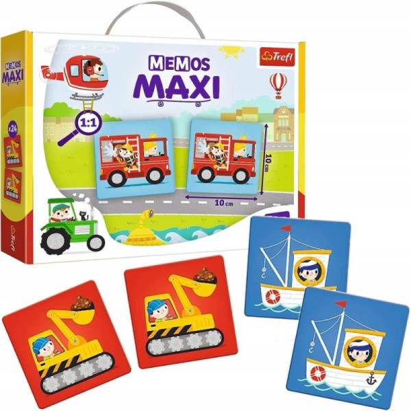 GAME  Memos Maxi Vehicles 02267