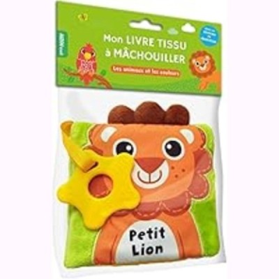 LIVRE TISSU PETIT LION 88582