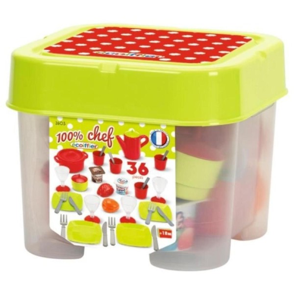 Jeu cuisine coffret dinette Ecoiffier 2603 Chef