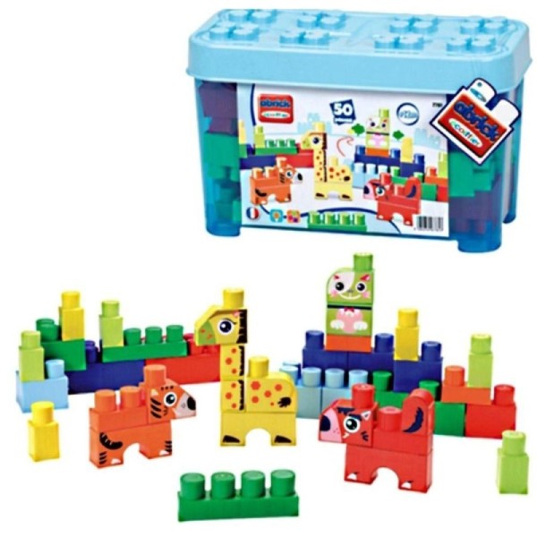 Baril des animaux du monde 50pcs 7881