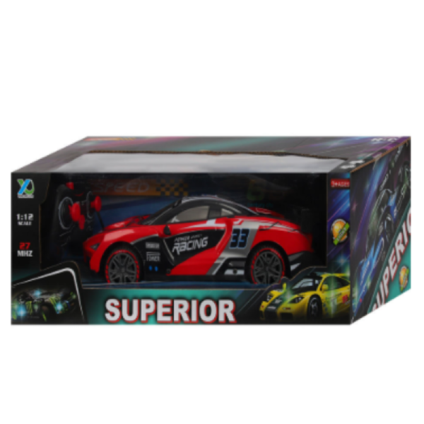 Voiture lumineuse avec batterier et chargeur USB BK24543