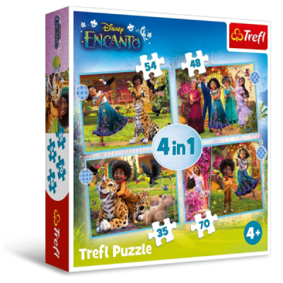 Puzzles 4in1 Our magical...