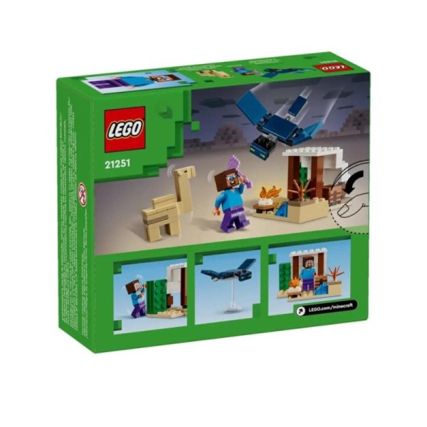 LEGO 21251 Minecraft L’expédition de steve dans le désert