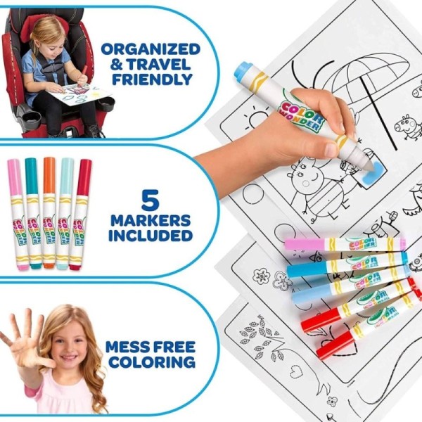 Color Wonder Set Animal Friends foldelope 4 mini BL markers 752817