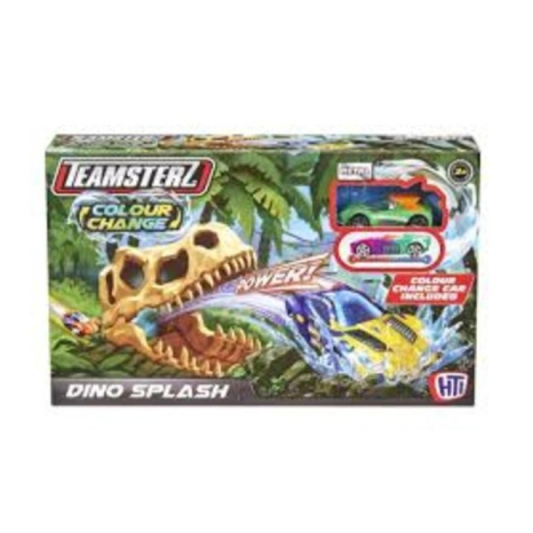 Dino Colour Change Splash Trackset with 1 Car