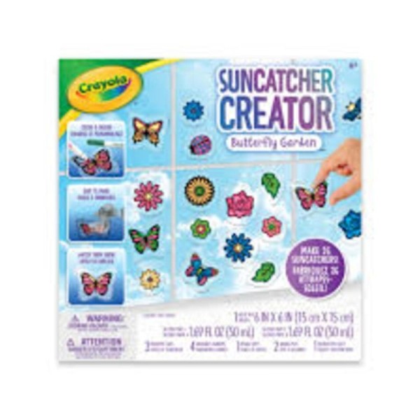 Crayola Creations Suncatcher Creatoer Butterfly Garden 04 2596