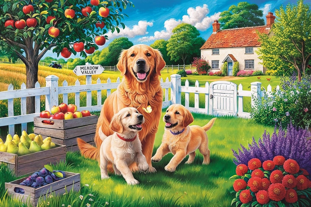 [1650568753] Puzzle 300 Easy pieces Dogs in the Countryside 23101