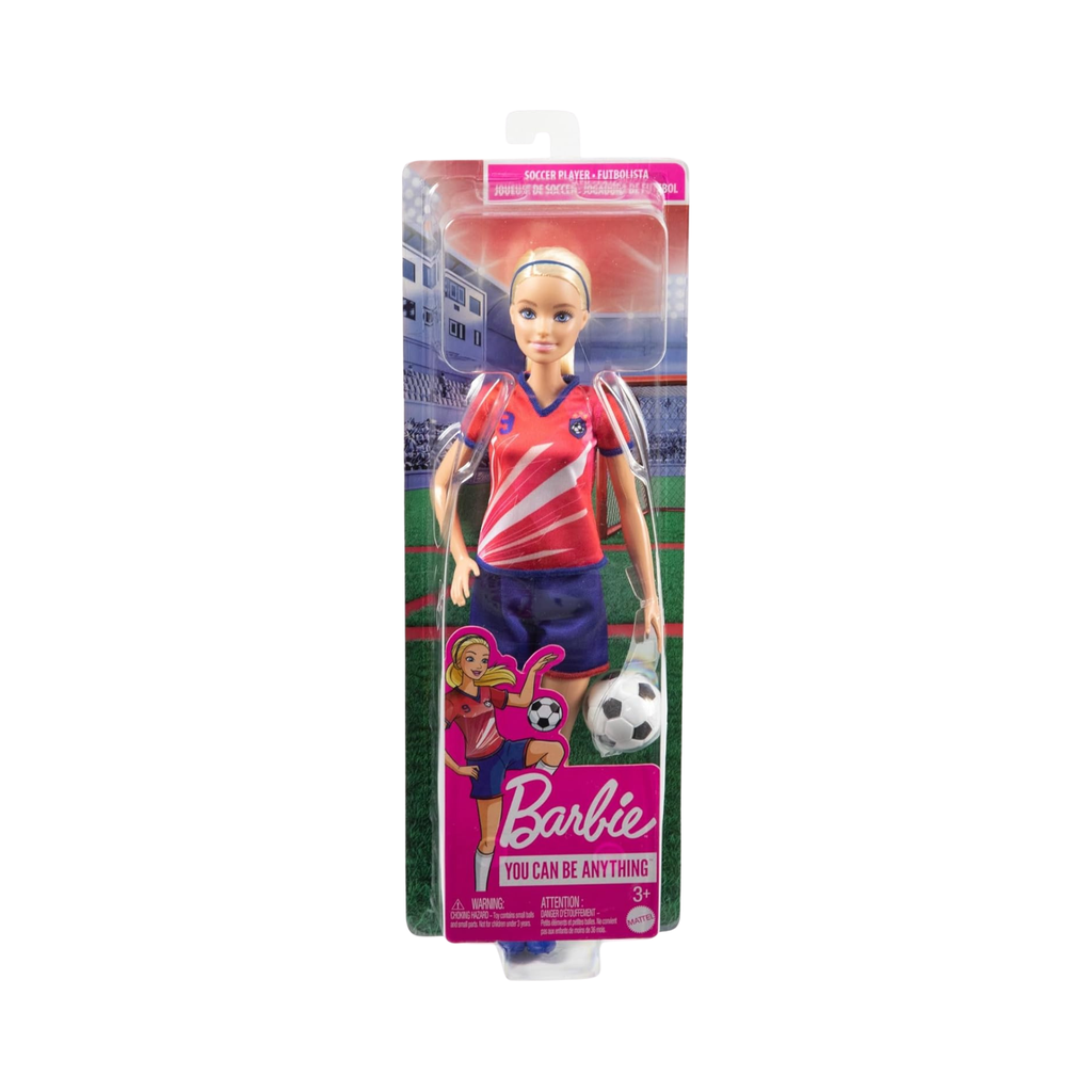 [1650568679] Barbie® Soccer Doll   Blonde HCN17