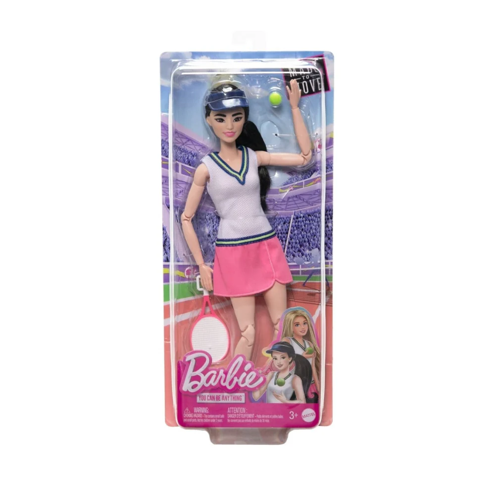 [1650568680] Barbie® Articulated Sports Doll   Tennis HKT73
