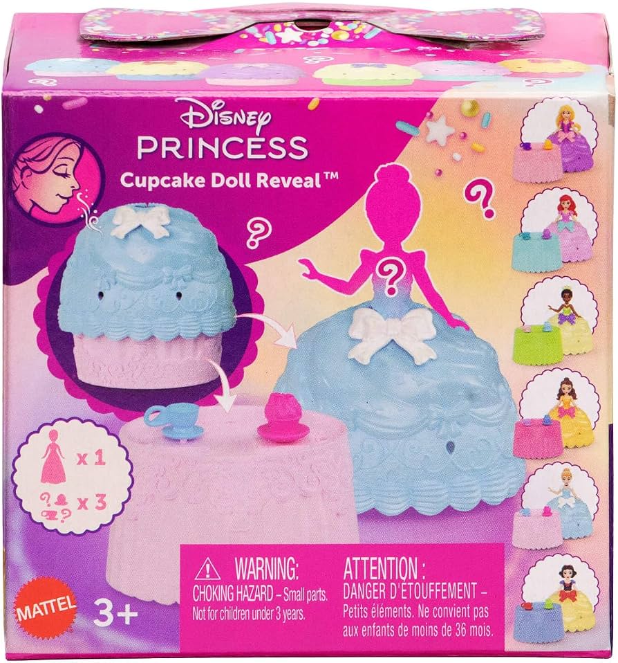 [1650568684] Disney Princess Small Doll Cupcake Reveal - CDU JFG78