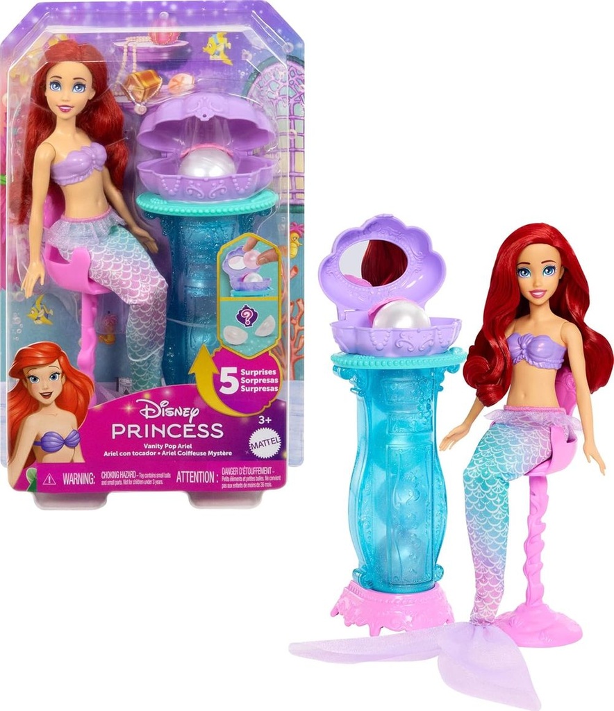 [1650568685] Disney Princess Fashion Doll Ariel Mermaid Surprise Feature Doll JBF86