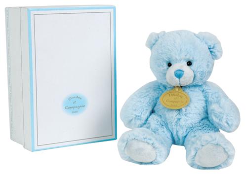 Pelluche musicale av acc en coffret bleu 7997A