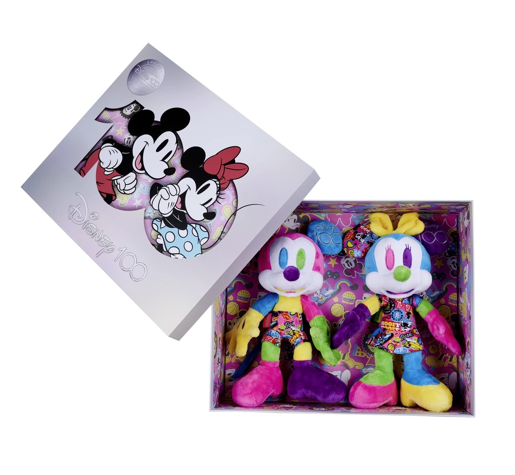 [1650568484] Peluche mickey et minnie 33 cm ZYS03