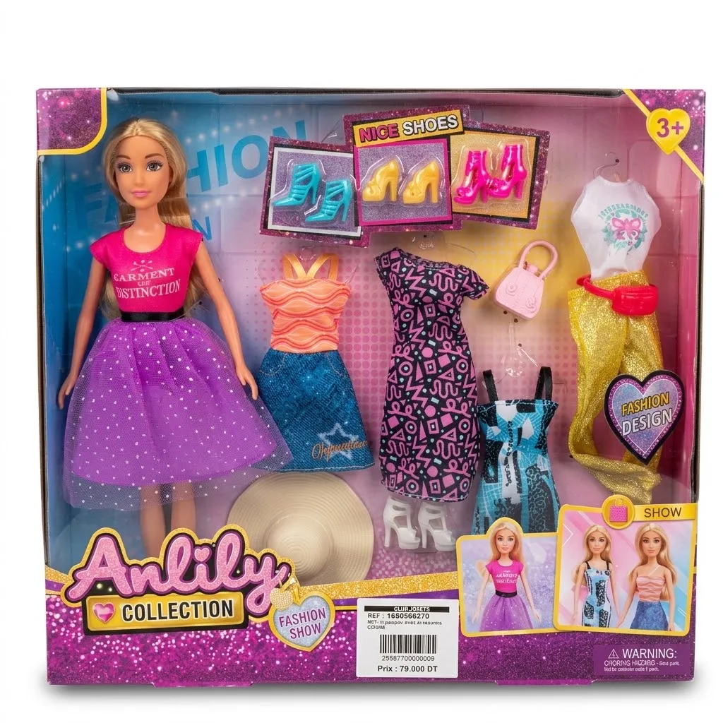 [1650568270] Coffret poupée avec accessoire  616086