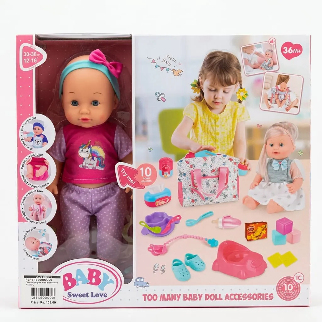 Coffret poupée avec accessoire  4933C 5