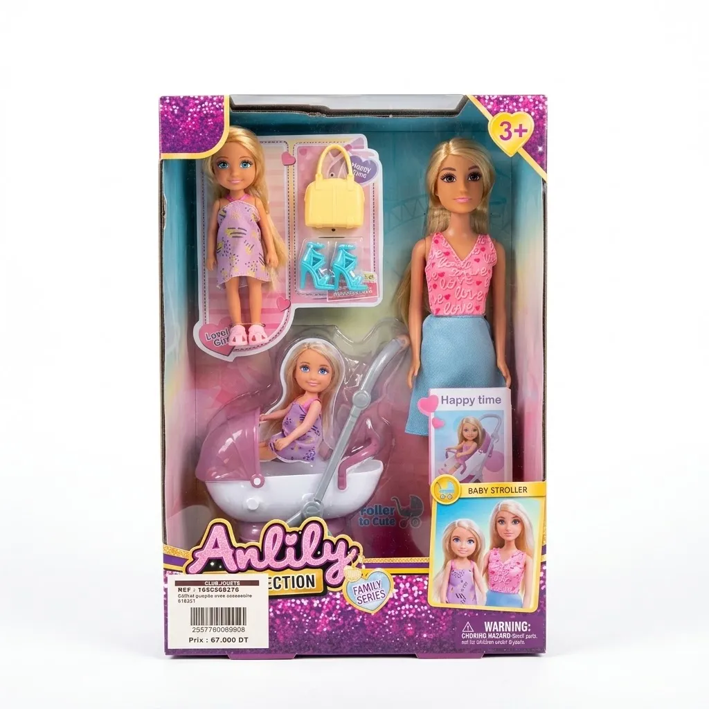 Coffret poupée avec accessoire  616321