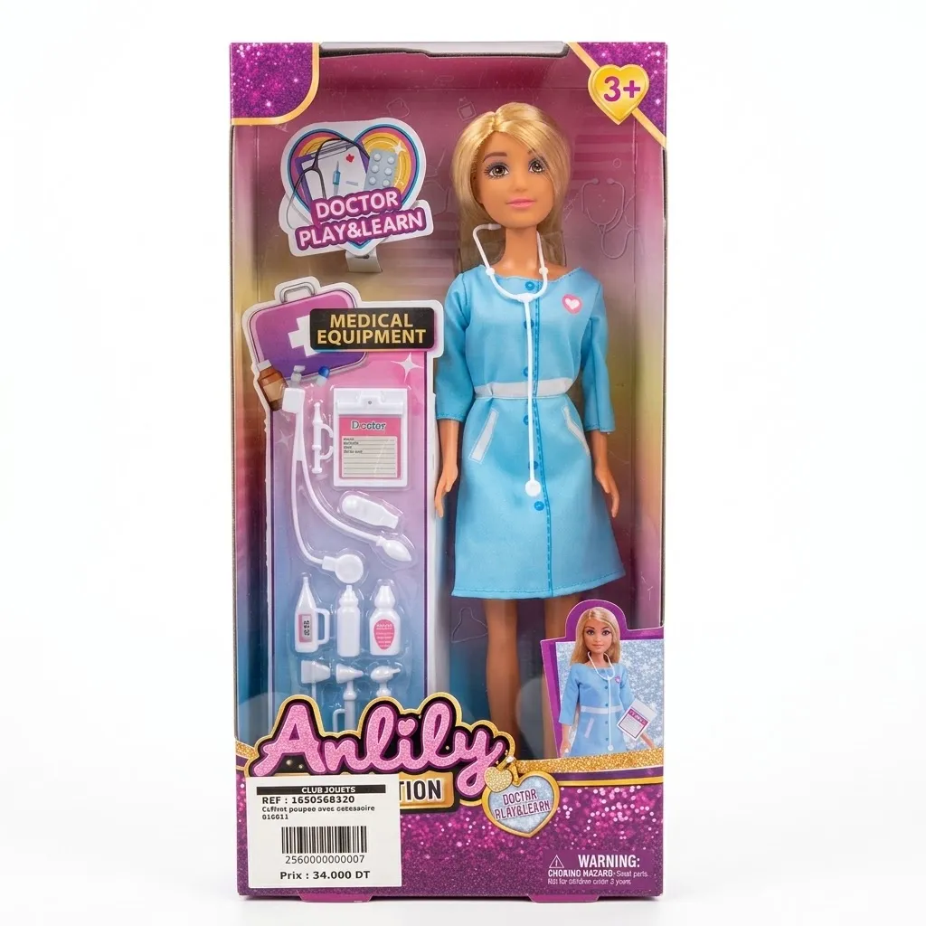 Coffret poupée avec accessoire  616611