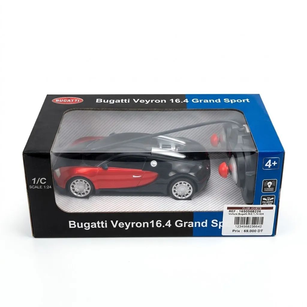 [1650568326] Voiture Bugatti R/C 1:24  B24