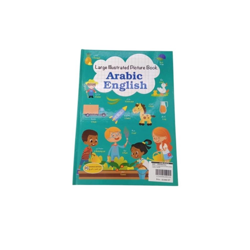 large illustrated picture book arabic english dic004