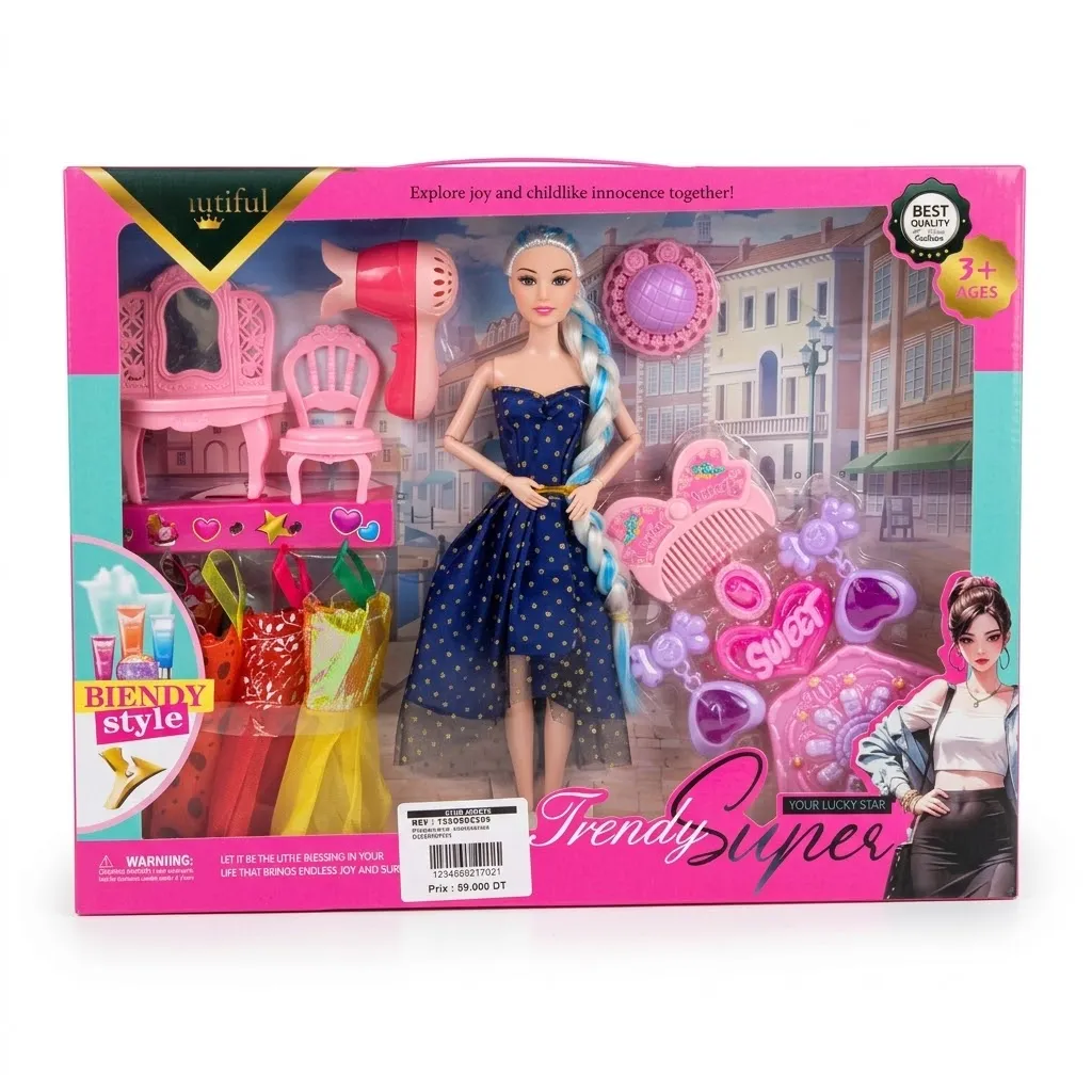 [1650568399] Poupée avec accessoires 0526BM2951