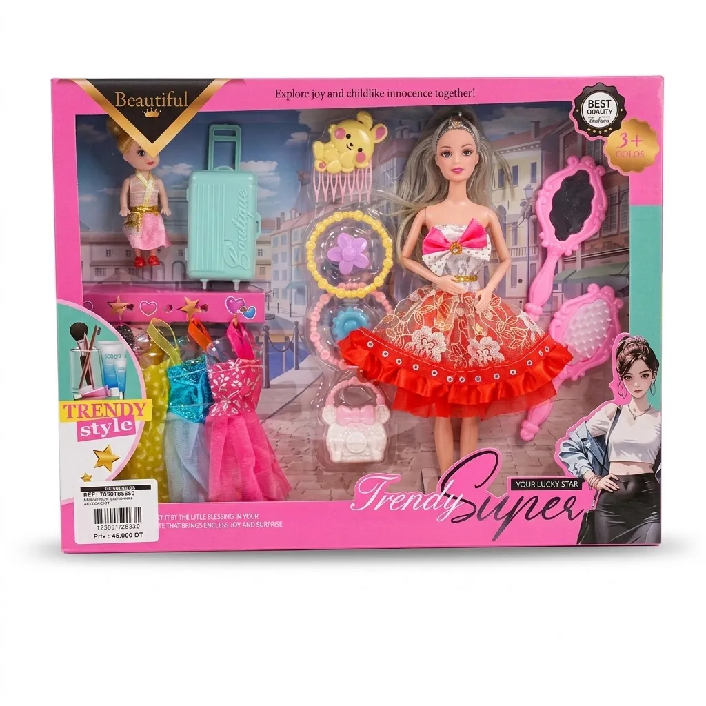 [1650568550] Poupée avec accessoires 0526BM2929