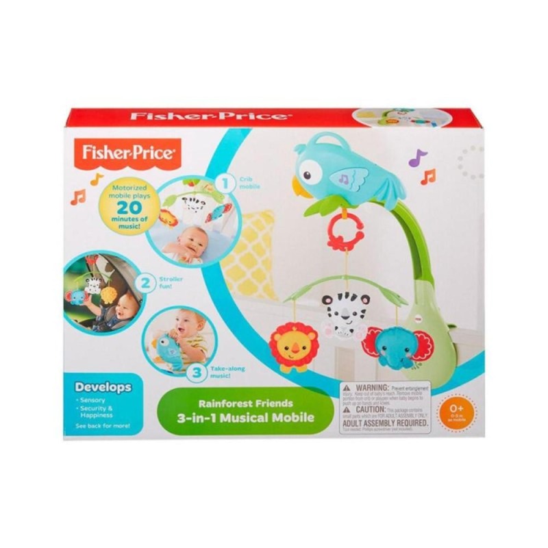 Mobile musical 3 en 1 rainforest friends - Jeu d'éveil bébé  CHR