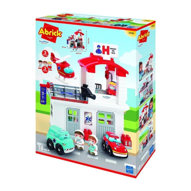 Jeu de construction Hôpital abrick écoiffier 2998