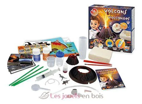 [112001002] Coffret scientifique Volcans et Dinosaures Buki 2224