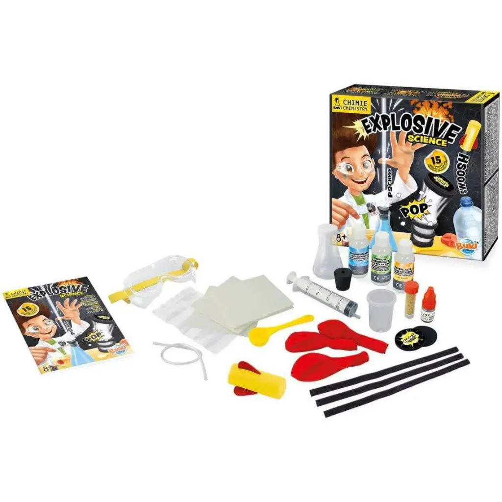 [112015006] Kit d'expériences scientifiques Buki Science Explosive 2161