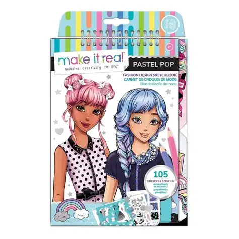 Fashion Design Sketchbook : Pastel Pop - Jouet creatif
