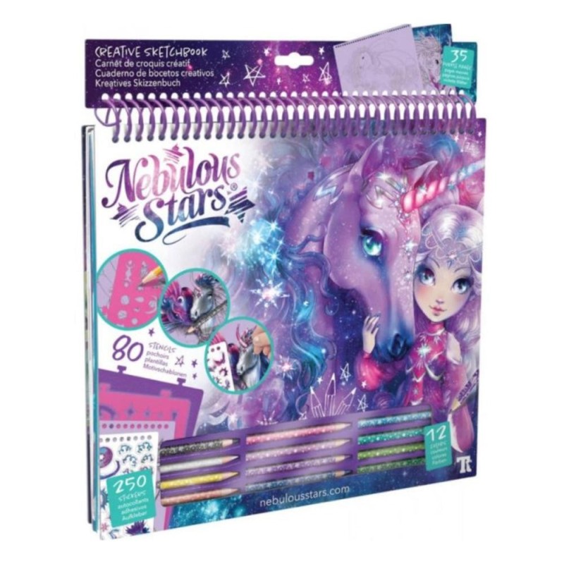 Carnet de croquis creatif- Chevaux fantastiques