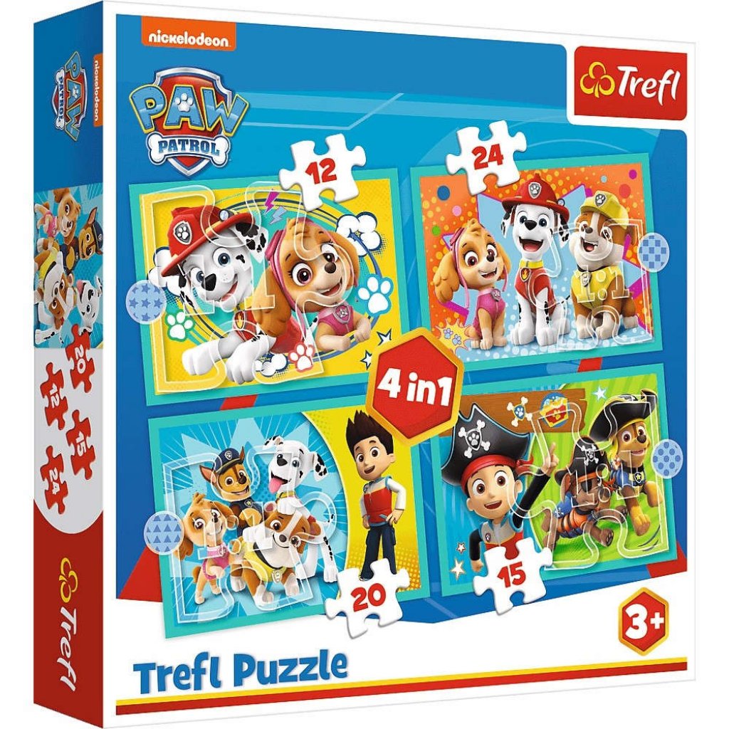 PUZZLE 4EN1 Paw Patrol 34346