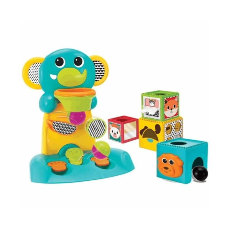 Jouet éducatif à Empiler Bkids éléphant d'éveil Multi-Activités