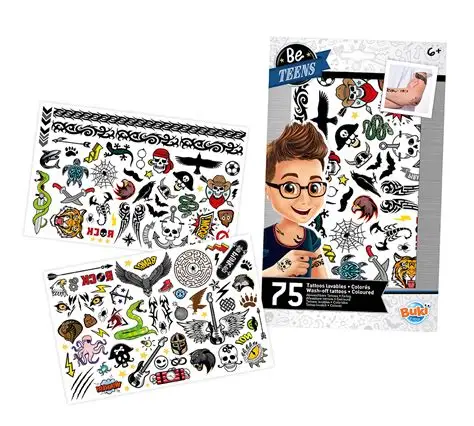 75 tattoos lavables Garçon TA006