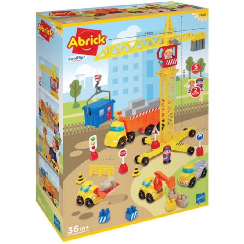 [1650552302] Jeu de construction Ecoiffier Abrick Chantier 2999