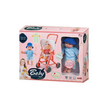 POUPEE AVEC POUSSETTE REF 6574B