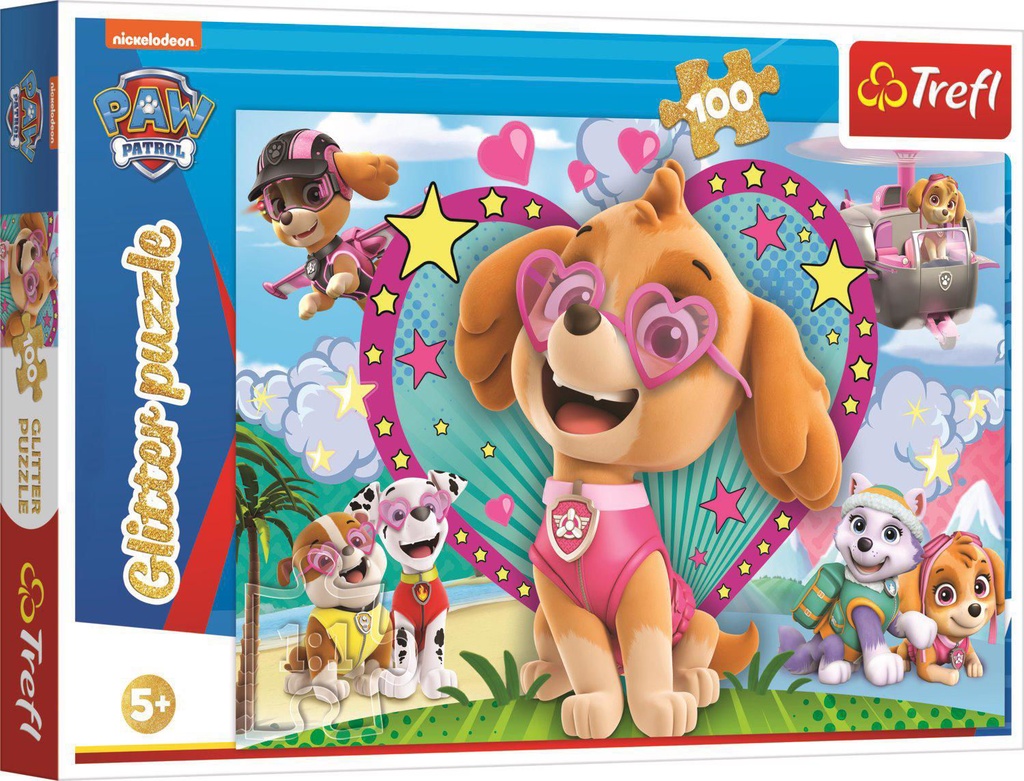 [1650552877] PUZZLE 100 GLITTER Paw Patrol 14820