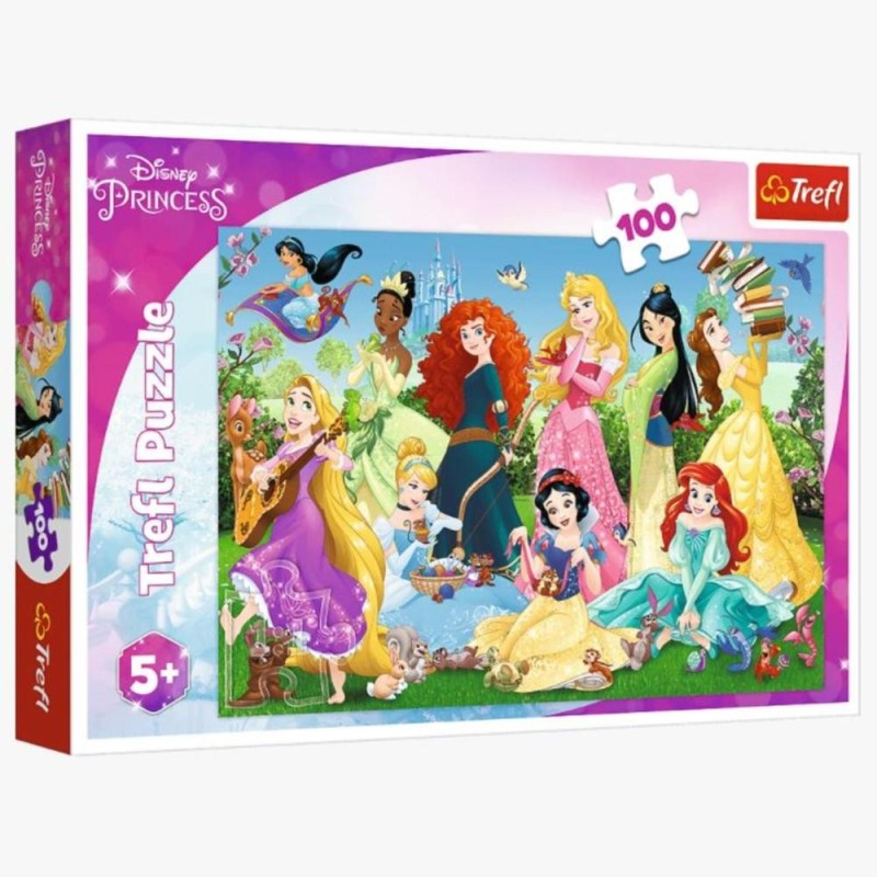 Puzzles 100  Charming princesses  Disney Princess - Jouet educatif