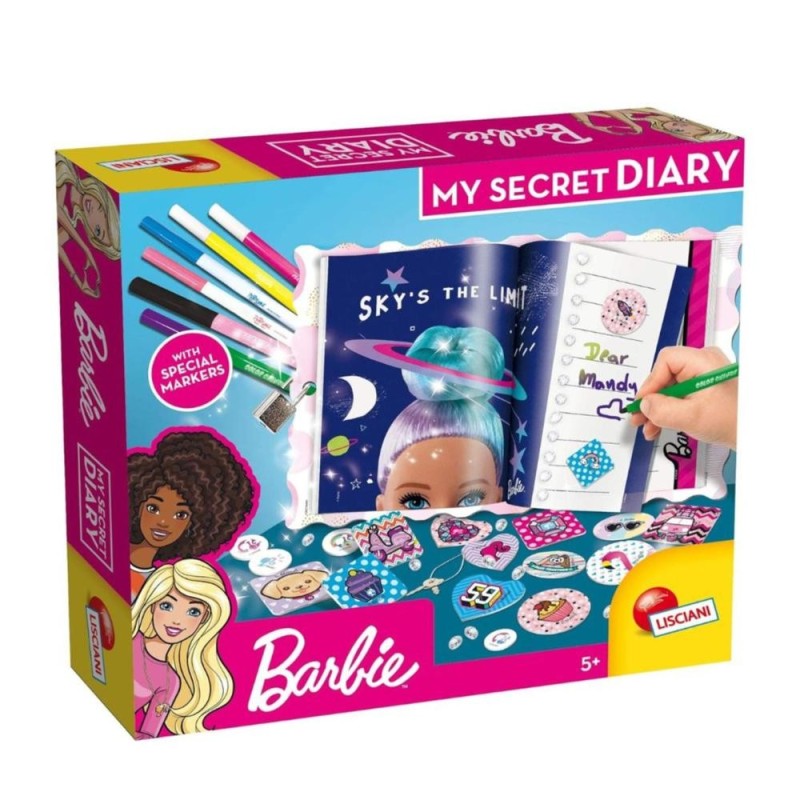 Barbie journal intime à personnaliser Lisciani 86030 pour fille