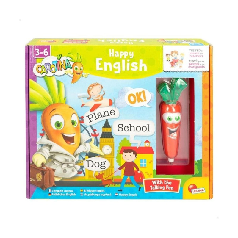 [1650553397] Liscianigiochi EX85606 Carotina stylo parlant happy english-apprends