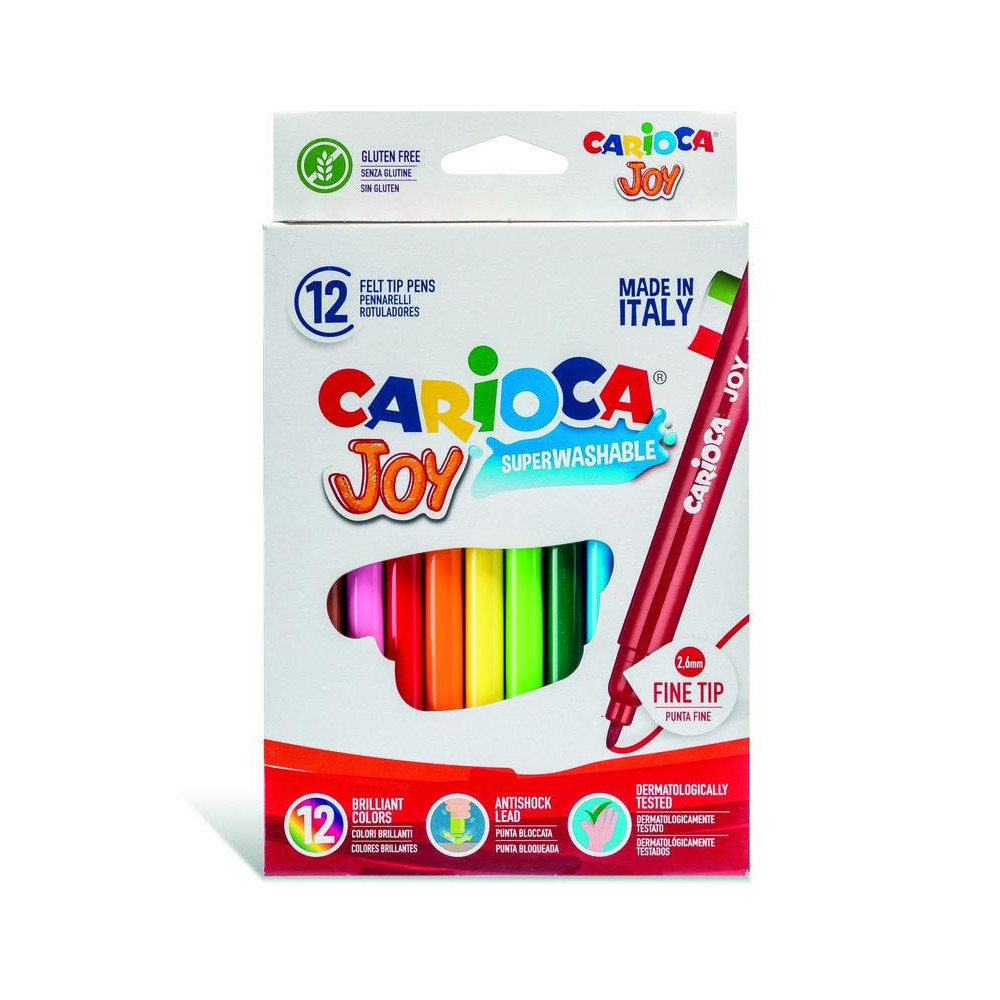 [1650554504] Carioca Feutre de 12 joy - Jouet Educatif