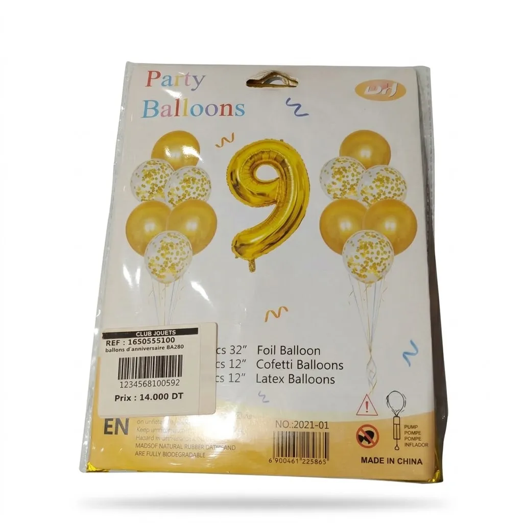 [1650555100] ballons d'anniversaire BA280