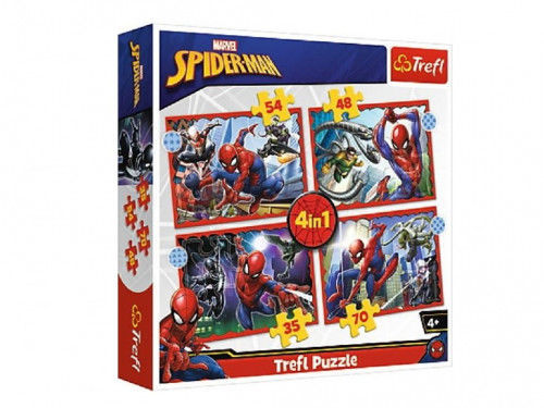 puzzles 4in1 the heroic Spiderman 34385