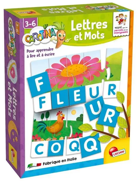 Carotina plus les lettres et les mots FR92604