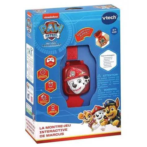 [1650557632] Pat' Patrouille â€“ Montre interactive Marcus Vtech (551665)