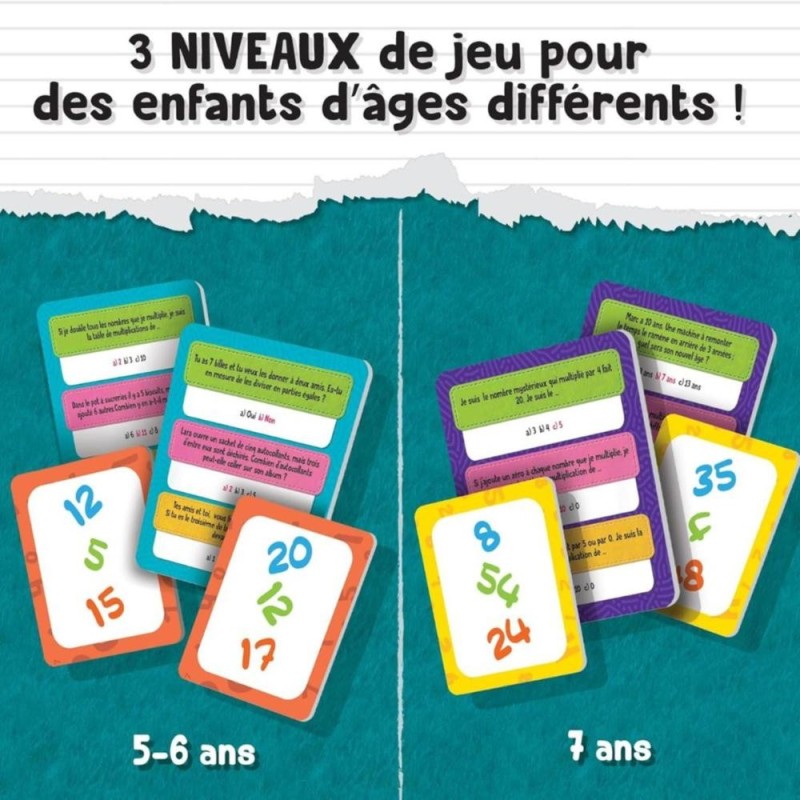 [1650557693] Tables & Poblémes mathématiques FR48885 - Jouet educatif
