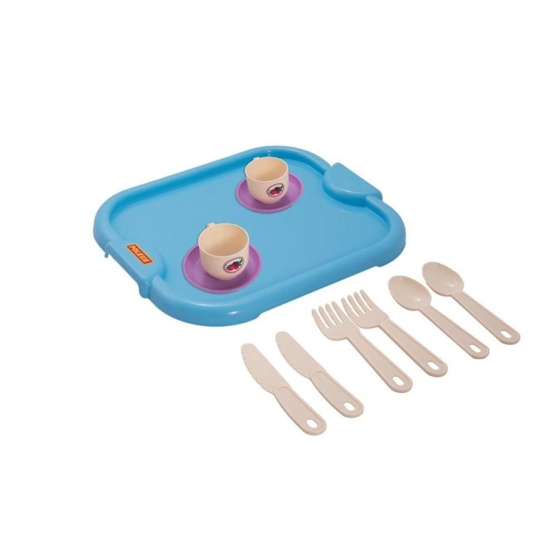 [1650557932] Set de vaisselle avec plateau (11 pcs) POL80523