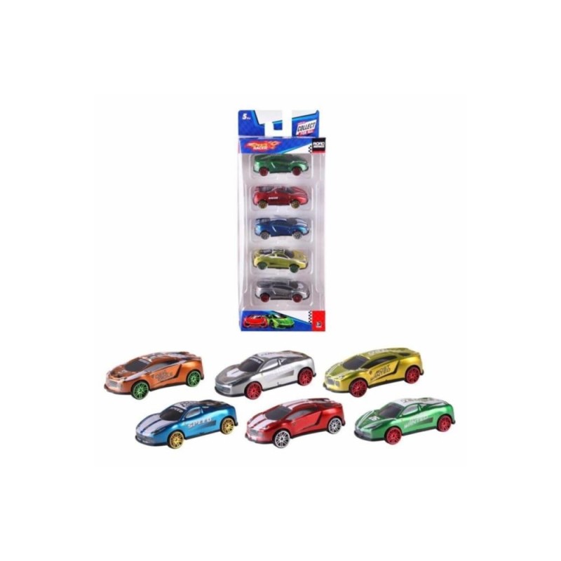 Voiture en metal 5 pieces TOY-26