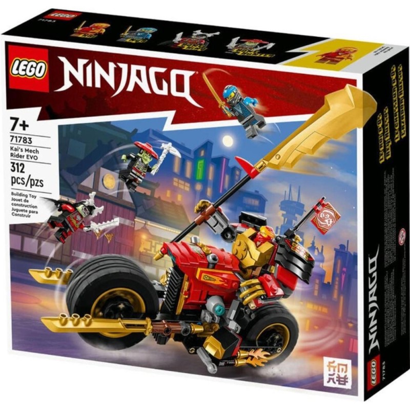 LEGO Ninjago 71783 – Moto Ninja de Kai évolution avec robot articulé e