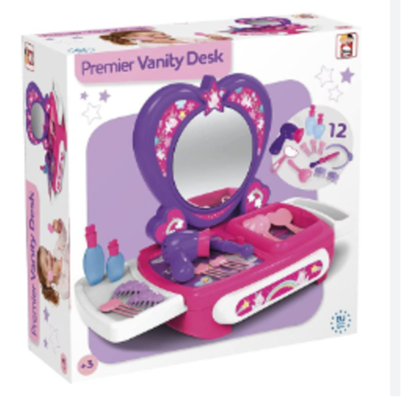 Coiffeuse enfant Chicco avec miroir et accessoires
